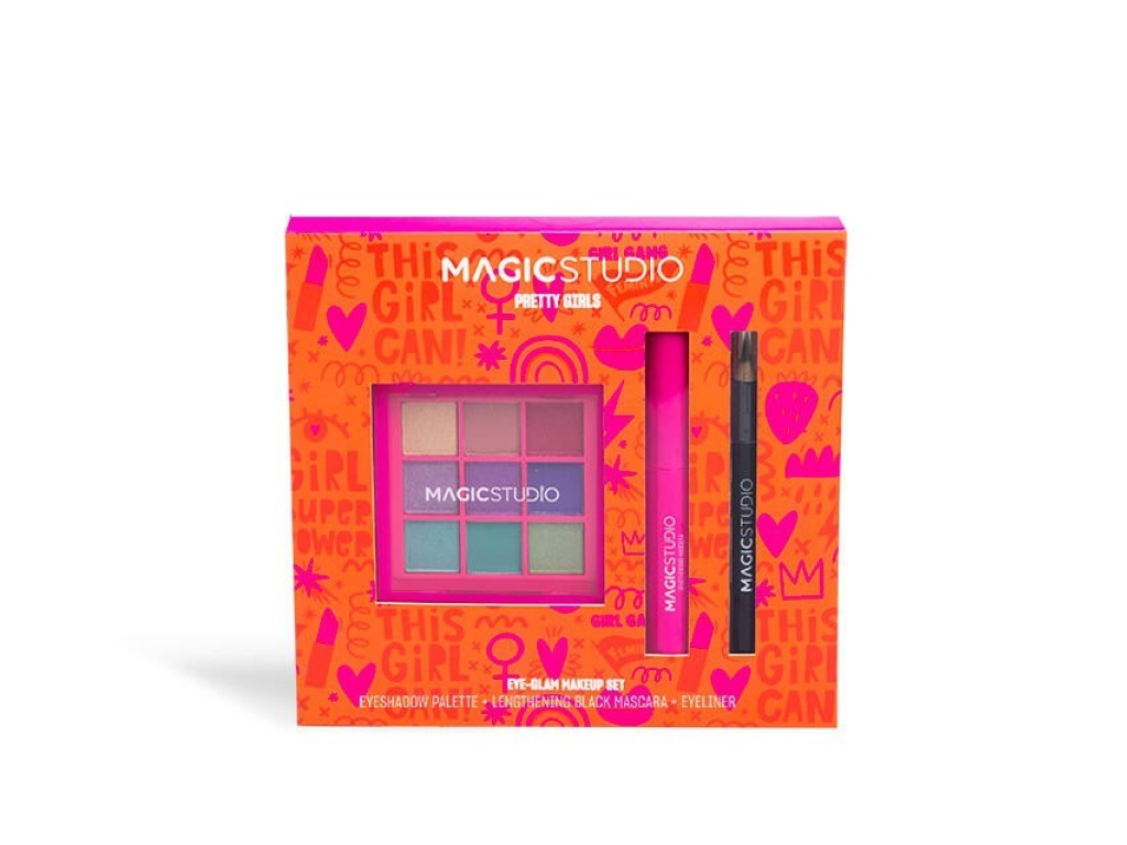 Magic Studio - PRETTY GIRLS EYE-GLAM MAKEUP SET  Ajándékcsomag akciós termékkép 1