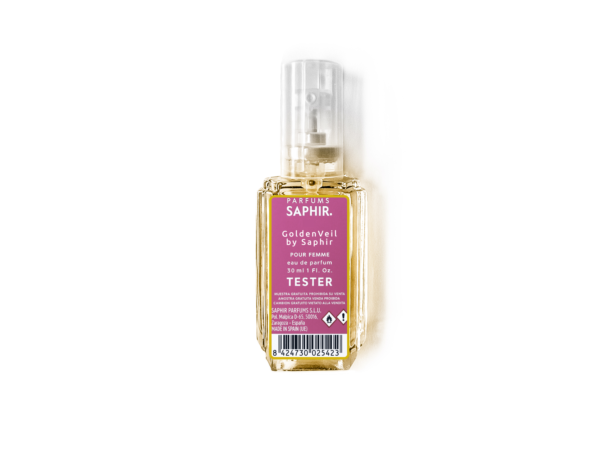 SAPHIR - Golden Veil  Női EDT Méret: 30 ml teszter akciós termékkép 1