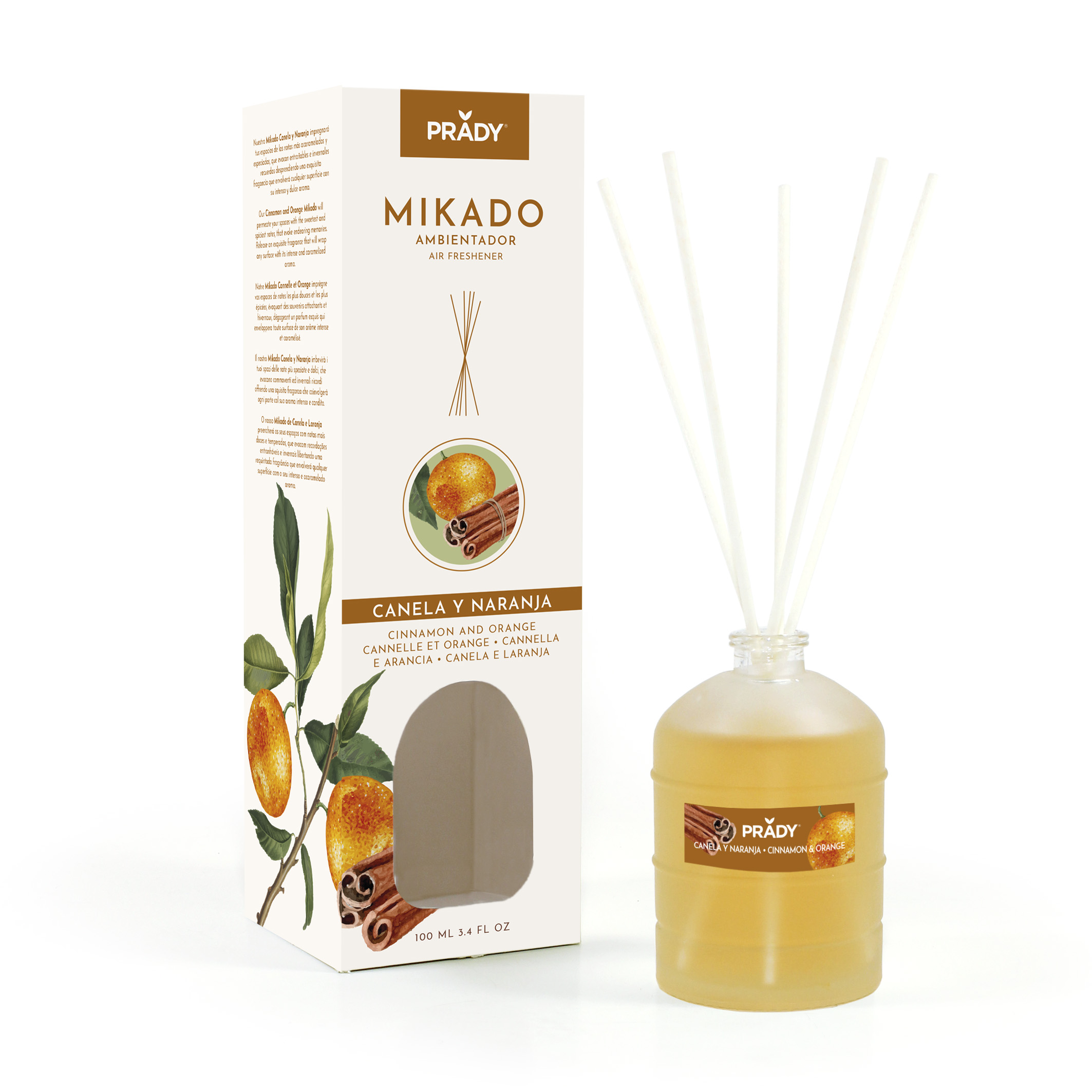 MIKADO - Narancs & Fahéj  Illóolaj párologtató 100 ml akciós termékkép 1