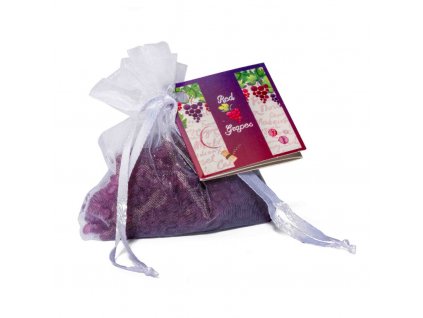 21819 organza red grapes