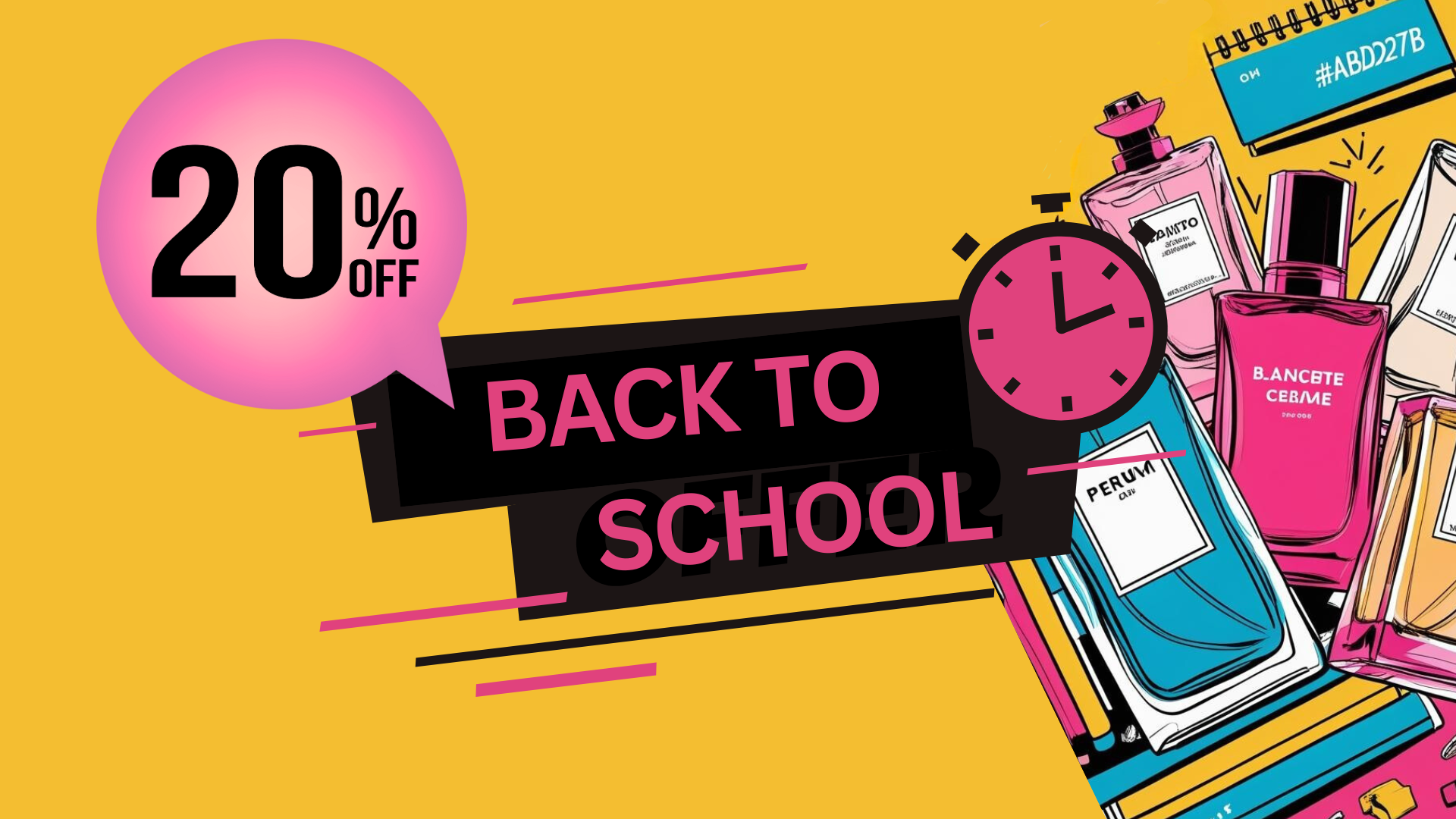Back to school – banner ParfumShop.hr