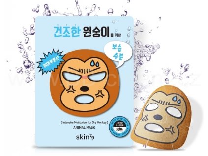 23883 2 animal mask dry monkey