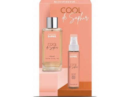 Saphir Cool dárkový set parfemovana voda 100 ml + vlasova voda