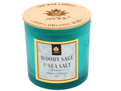 Arome svíčka wooda sage and sea salt