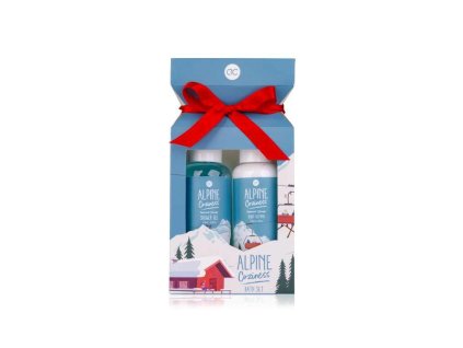 Accentra ALPINE COZINESS koupelový set s mašlí MÁTOVÁ PÁLENKA