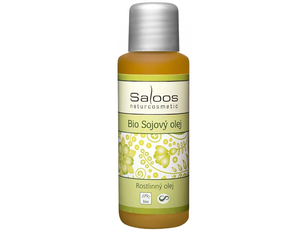 Saloos Bio sojový rostlinný olej lisovaný za studena