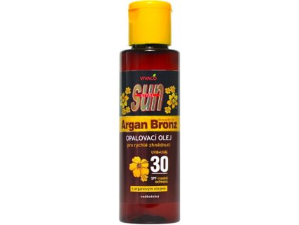 Vivaco Opalovací olej s BIO arganovým olejem SPF 30 SUN VITAL 100 ml