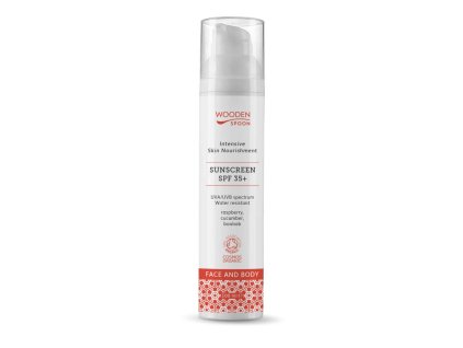 40573 woodenspoon opalovaci mleko na telo a oblicej spf 35 100 ml