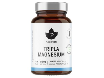 41562 puhdistamo triple magnesium 60 kapsli