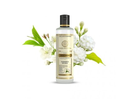 6568 1 sprchovy gel jasmin mogra 210 ml khadi natural