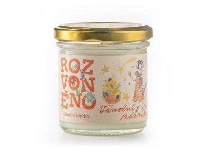 Rozvoněno vonná svíčka Vánoční zázrak (varianta 130ml)