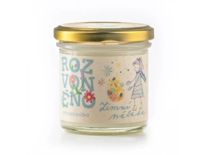 Rozvoněno vonná svíčka Zimní nálada (varianta 130 ml)