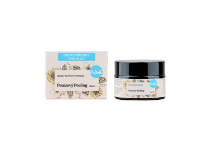 Kvitok Jemný pleťový pemzový peeling pro všechny typy pleti 30 ml