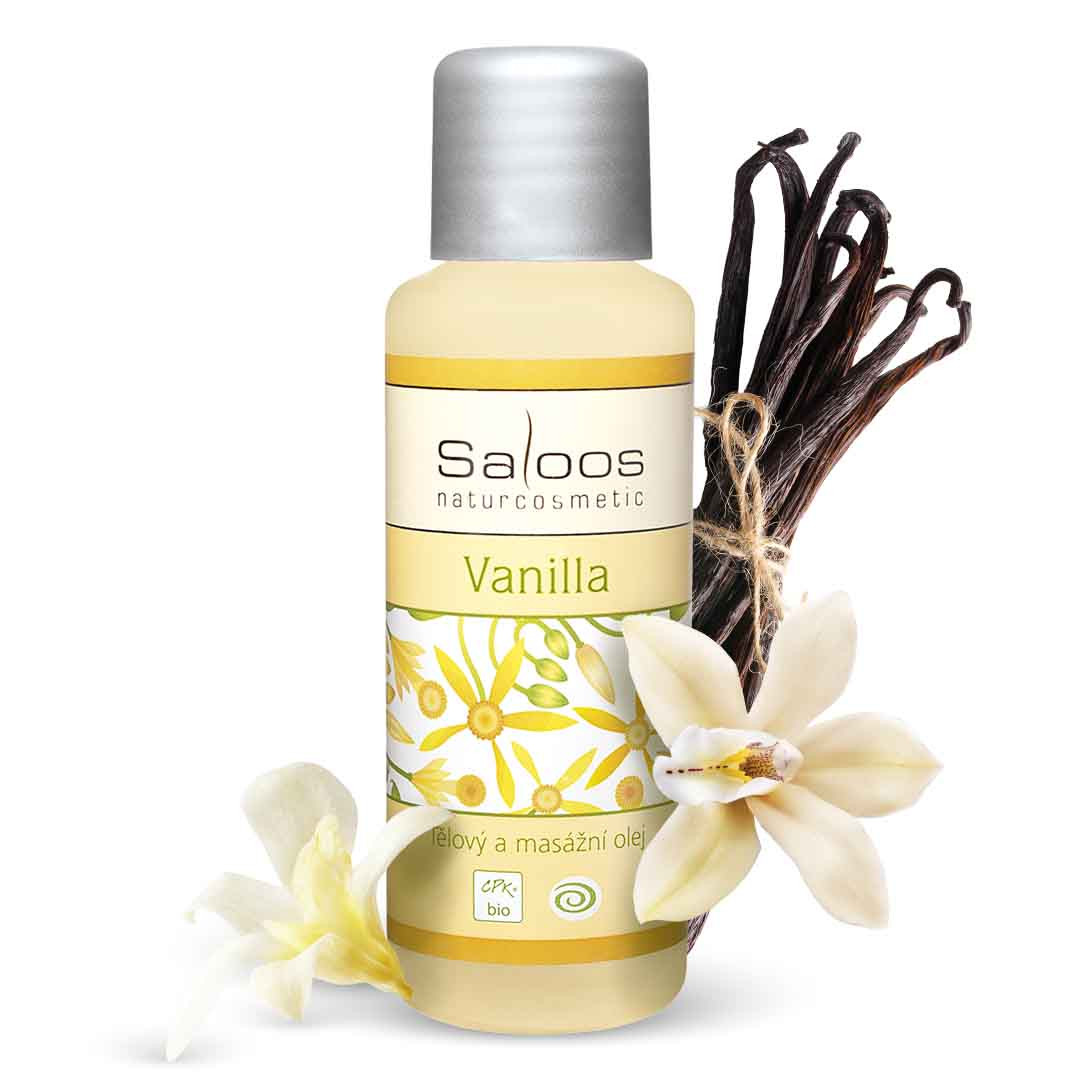 Saloos tělový a masážní olej Vanilla 50 ml