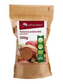 Zdravý den Kakaový prášek Bio nepražený 500g