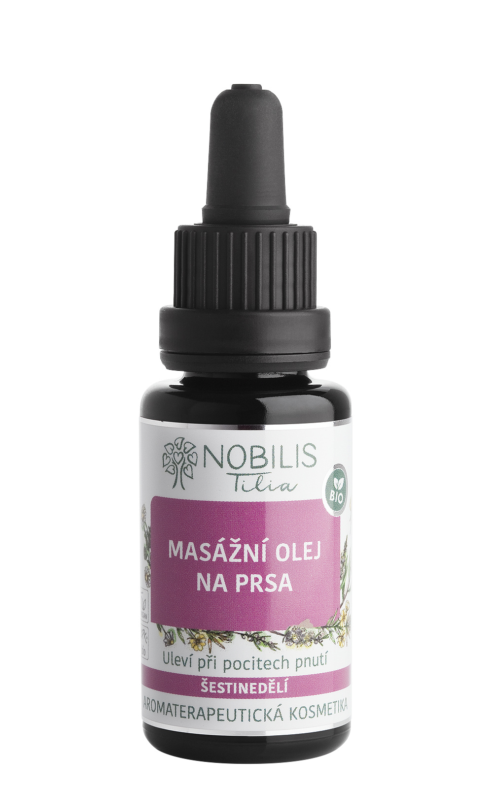 Masážní olej na prsa 20 ml