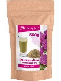 Zdravý den Ostropestřec mariánský drcený plod 500 g