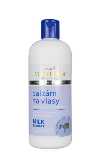 Vivaco Balzám na vlasy s kozím mlékem VIVAPHARM 400 ml