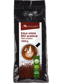 Zdravý den Káva mletá BIO pražená varianta: 1000g
