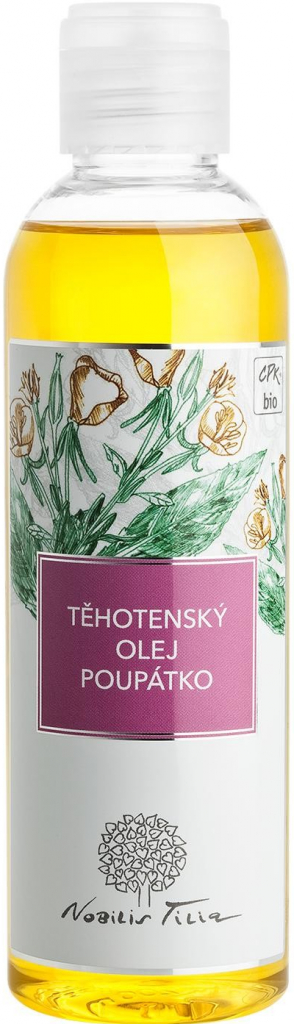 Nobilis Tilia těhotenský tělový a masážní olej Poupátko 200 ml