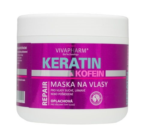 Vivaco VivaPharm Keratinová vlasová maska 600 ml