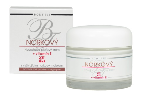 Vivaco pleťový krém s norkovým olejem BODY TIP 50 ml