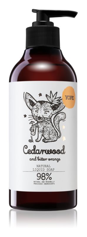 Yope Cedarwood & Bitter Orange tekuté mýdlo na ruce 500 ml