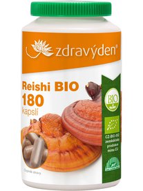 Zdravý den Reishi BIO 180 kapslí