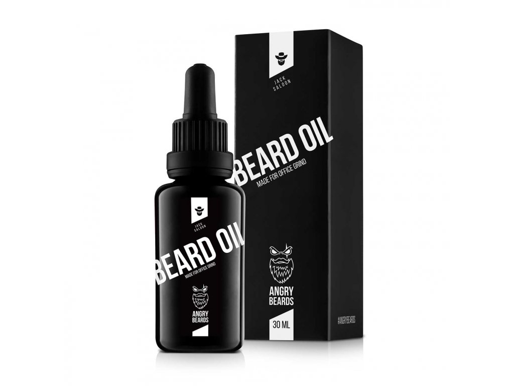 Angry Beards Jack Saloon olej na plnovous 30 ml