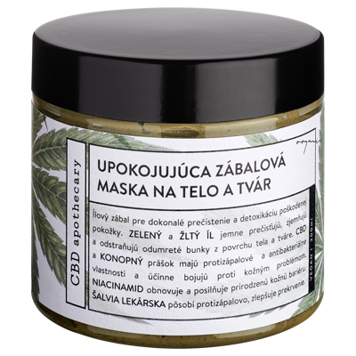 SOAPHORIA Pleťová a tělová uklidňující zábalová maska CBD 200 ml