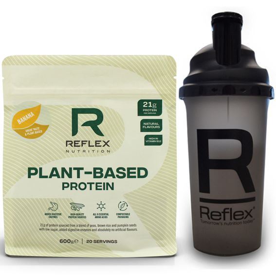 Reflex Nutrition Plant Based Protein 600 g varianta: banán