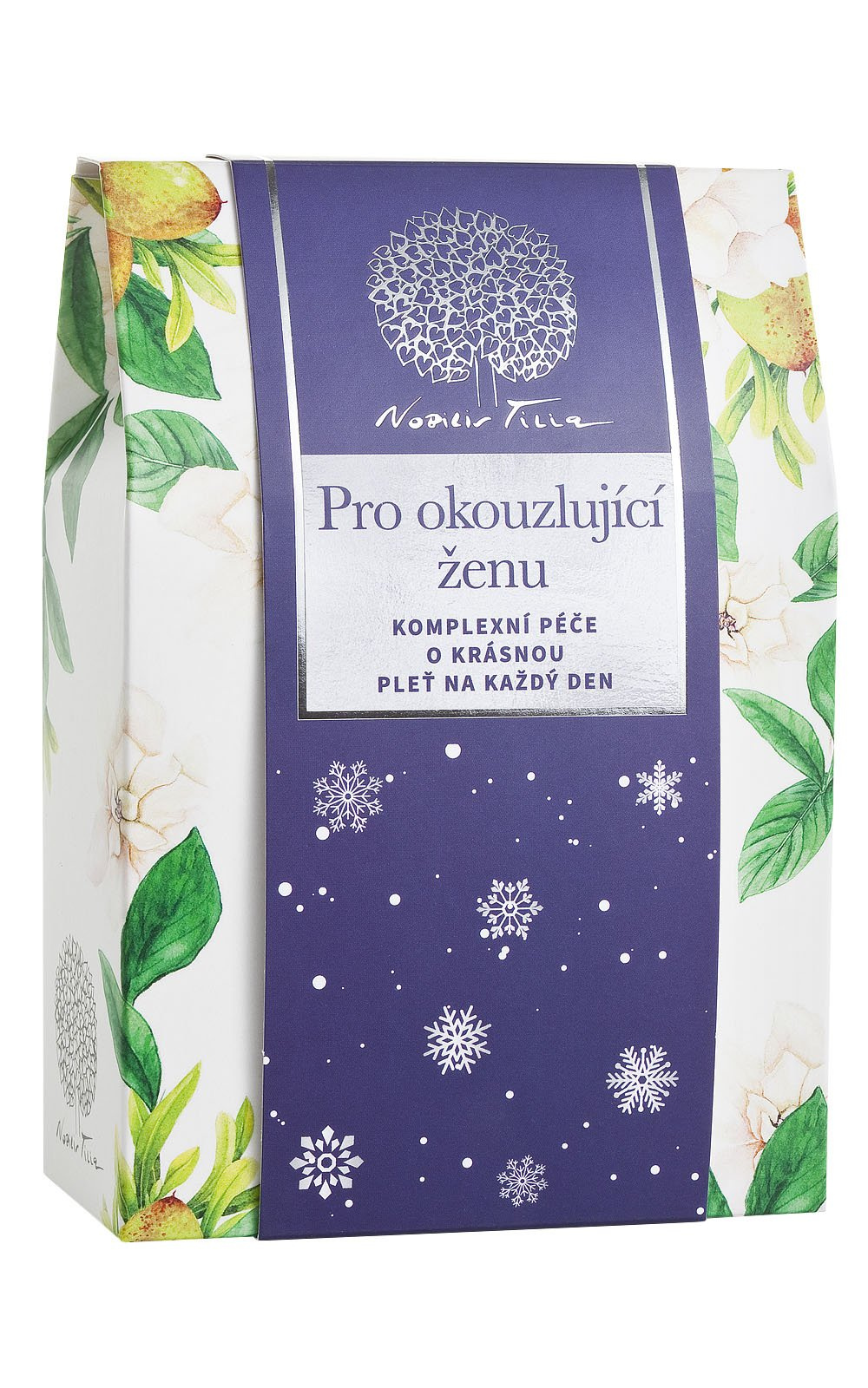 Nobilis tilia Pro okouzlující ženu hyaluronové sérum 20 ml + arganový krém 50 ml + oční krém 15 ml dárková sada