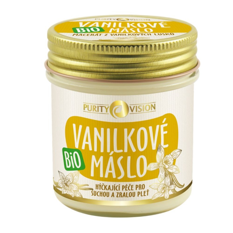 Purity Vision Vanilkové máslo bio 120 ml