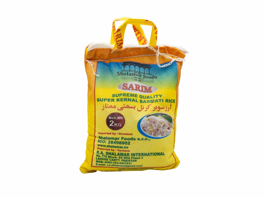 Shalamar Foods Sarim Basmati rýže výběrová kvalita 2000 g