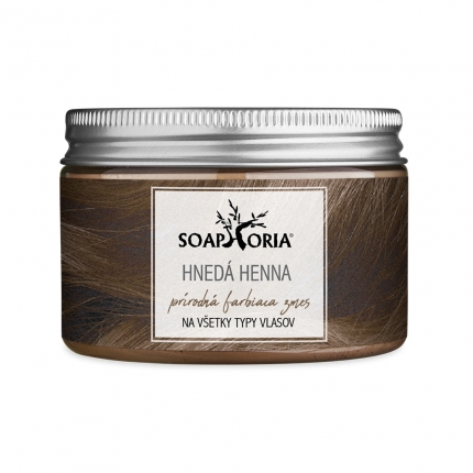 Soaphoria Soaphoria barva na vlasy HNĚDÁ henna 150 ml