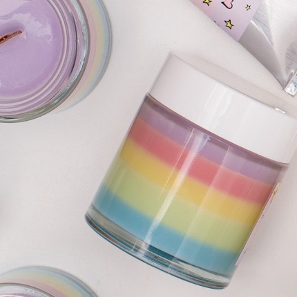 Soaphoria UNICORN RUČNĚ ODLÉVANÁ SÓJOVÁ SVÍČKA 125 ml