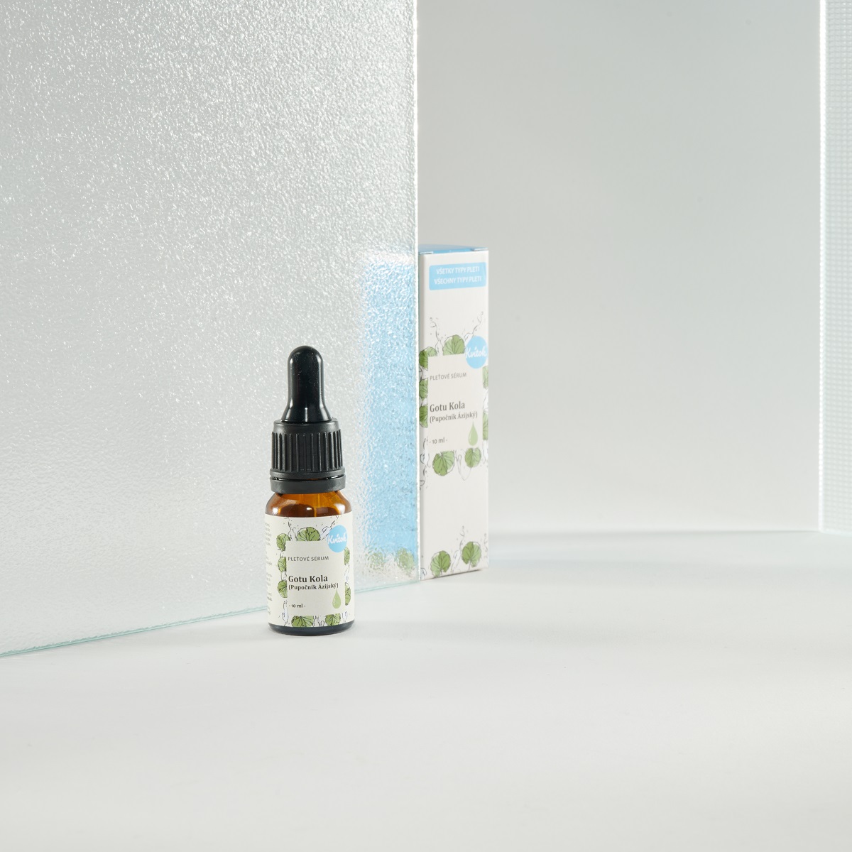 Kvitok Pleťové sérum - Gotu kola (10 ml) - pro zralou a poškozenou pleť