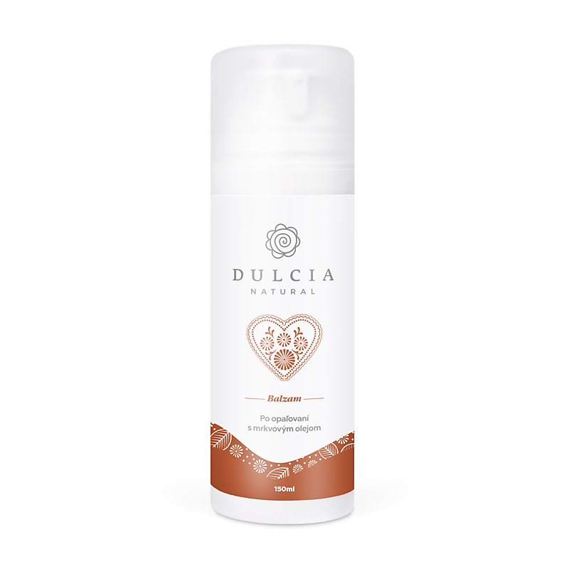 Dulcia Natural balzám po opalování s mrkvovým olejem 150 ml