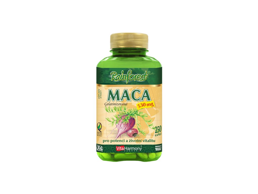 Vita Harmony VITAHARMONY XXL Maca 530 mg 250 kapslí