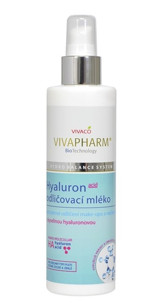 Vivaco Odličovací mléko s kyselinou hyaluronovou VIVAPHARM 200ml