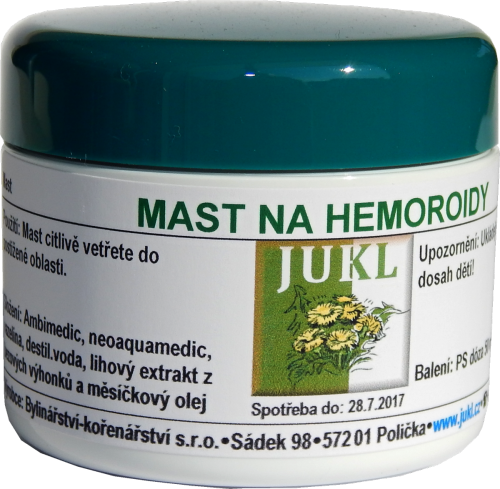 Jukl mast na hemeroidy 50 ml