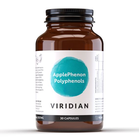 Viridian Nutrition Viridian ApplePhenon Polyphenols 30 kapslí