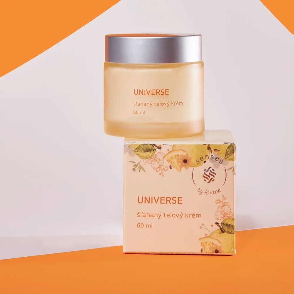 Kvitok Kvítok šlehaný tělový krém SENSES Universe 60 ml