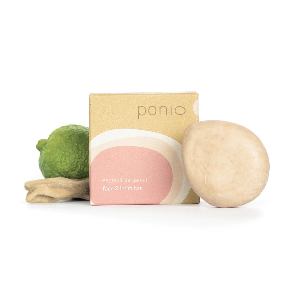 Ponio Face & intimní bar - santalové dřevo & bergamot 50 g