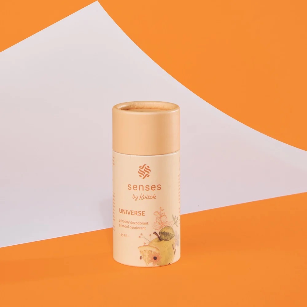 Kvitok Kvítok Tuhý deodorant SENSES – Universe 45 ml