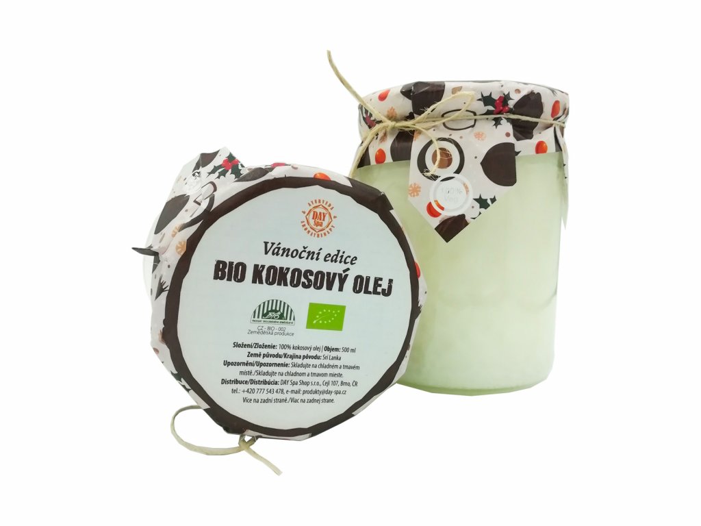 Day Spa BIO RAW Kokosový olej Vánoční edice 500 ml