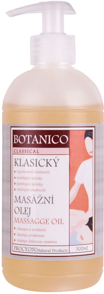 Procyon Botanico Klasický masážní olej 500 ml