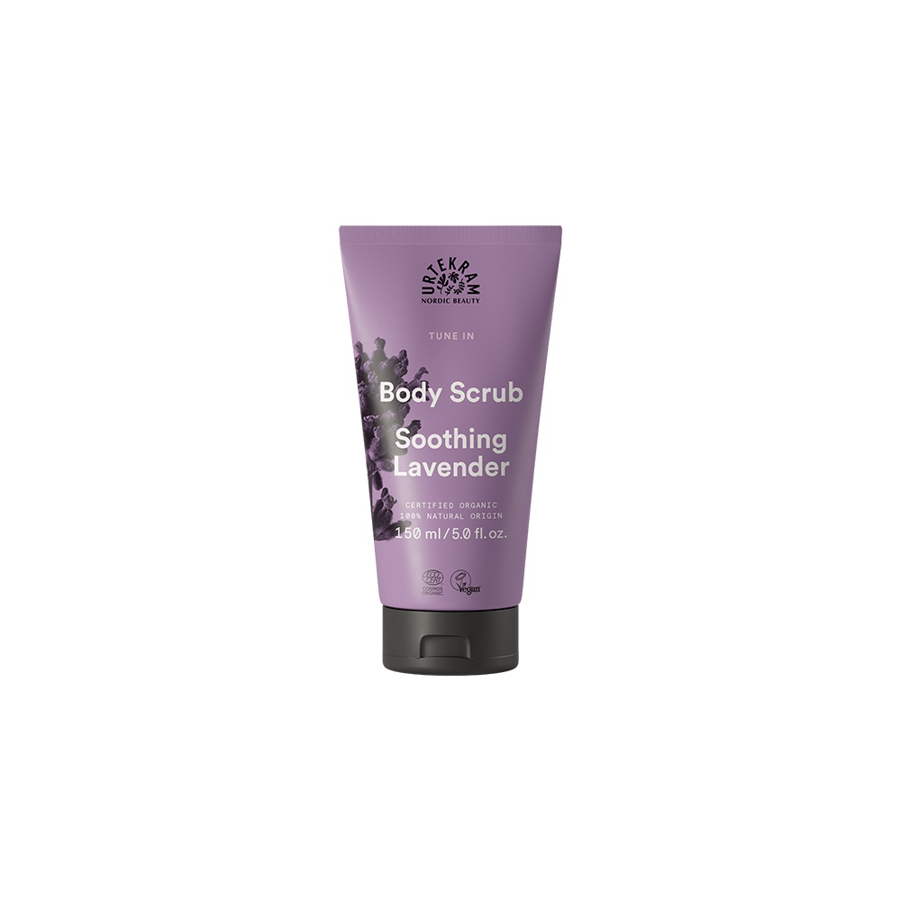 Urtekram tělový peeling Levandule Bio 150 ml