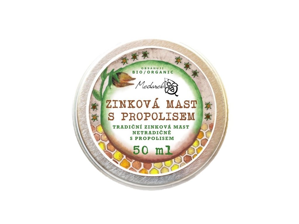 Medarek Zinková mast s propolisem 50 ml