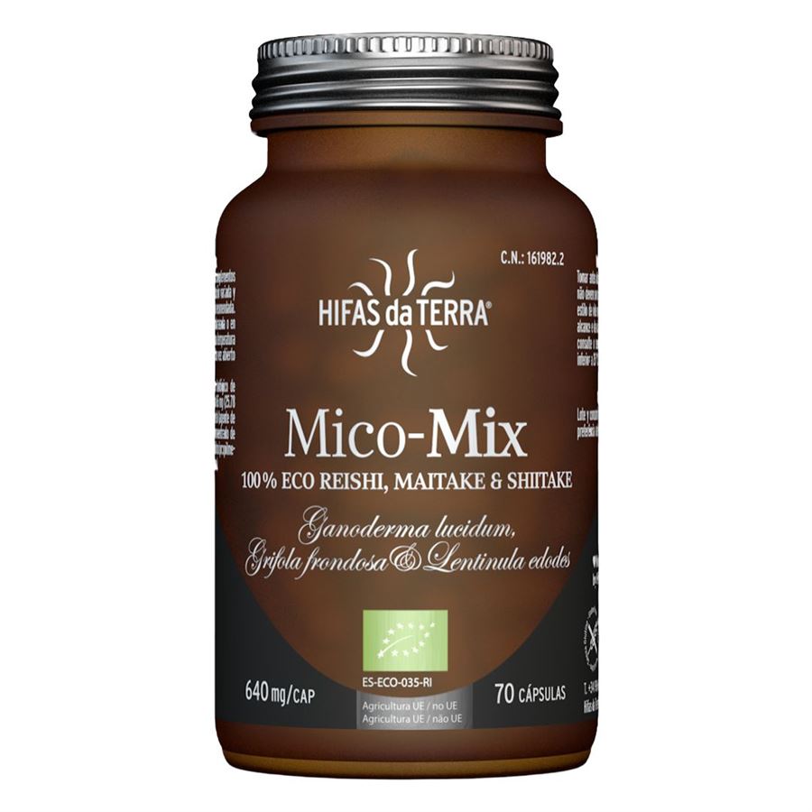 HIFAS DA TERRA, S.L. Mico-Mix 70 kapslí Bio (Reishi, Maitake, Shiitake)